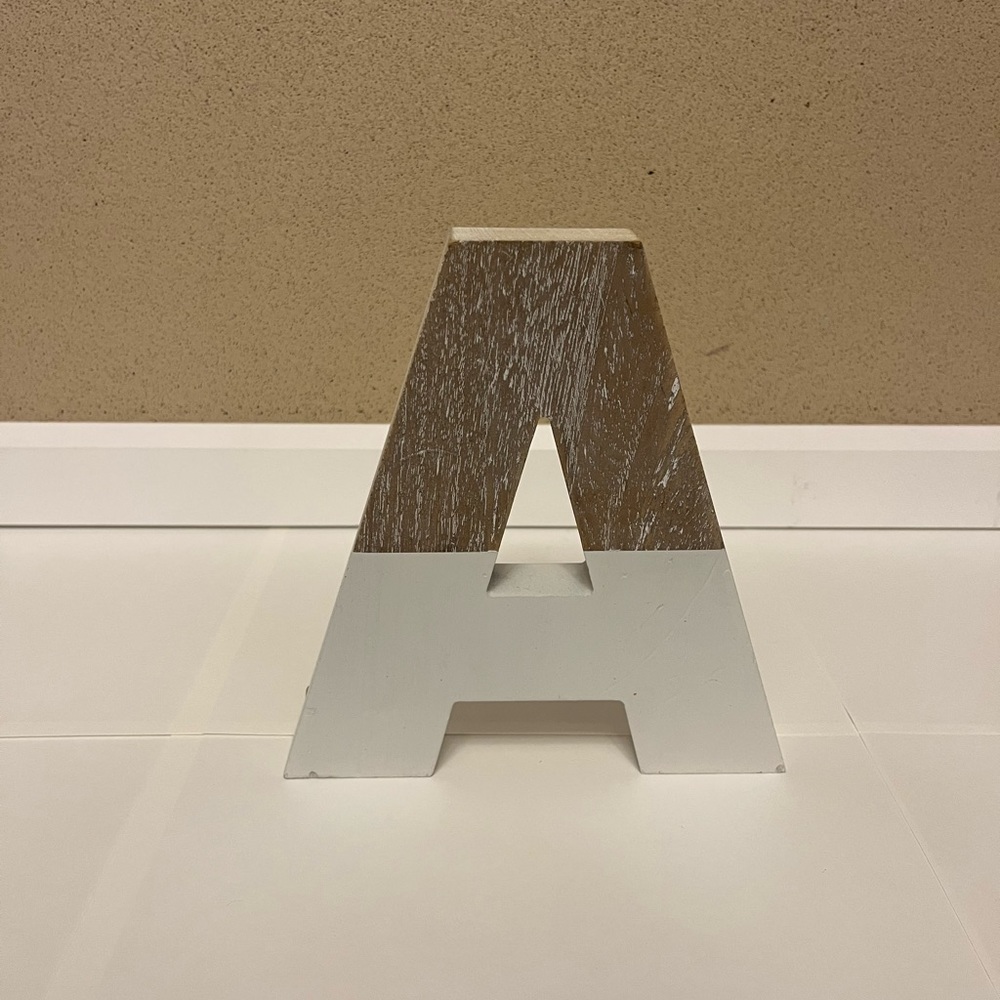 Homegoods “A” accent piece.